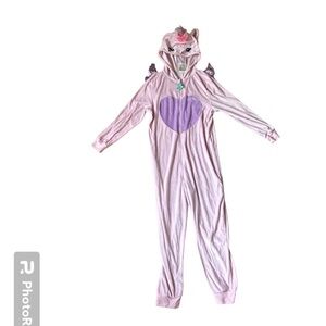 Velvety unicorn costume